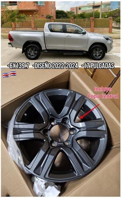 ARO DISEÑO 2022-2024 17 PULGADAS 6X139.7