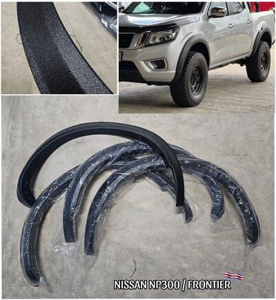 FENDER FLARES FRONTIER/NP300 ESTILO ANTIGRAVA