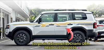 kit sticker oem prado 2025 2026