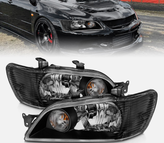 Focos delanteros para Mitsubishi Lancer LS/OZ/ES 2002-2003