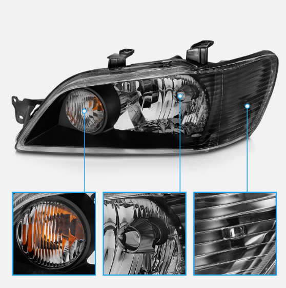 Focos delanteros para Mitsubishi Lancer LS/OZ/ES 2002-2003