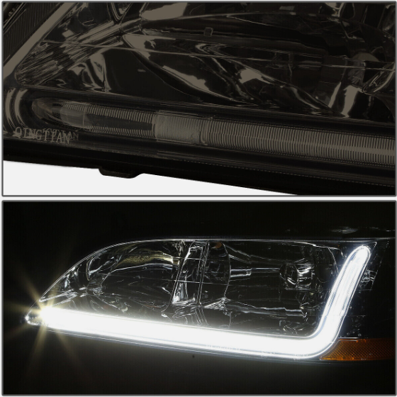 Focos delanteros ahumados para Honda Accord 1998-2002.