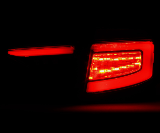 Focos traseros secuenciales ahumados para Subaru Impresa WRX 2008-2014