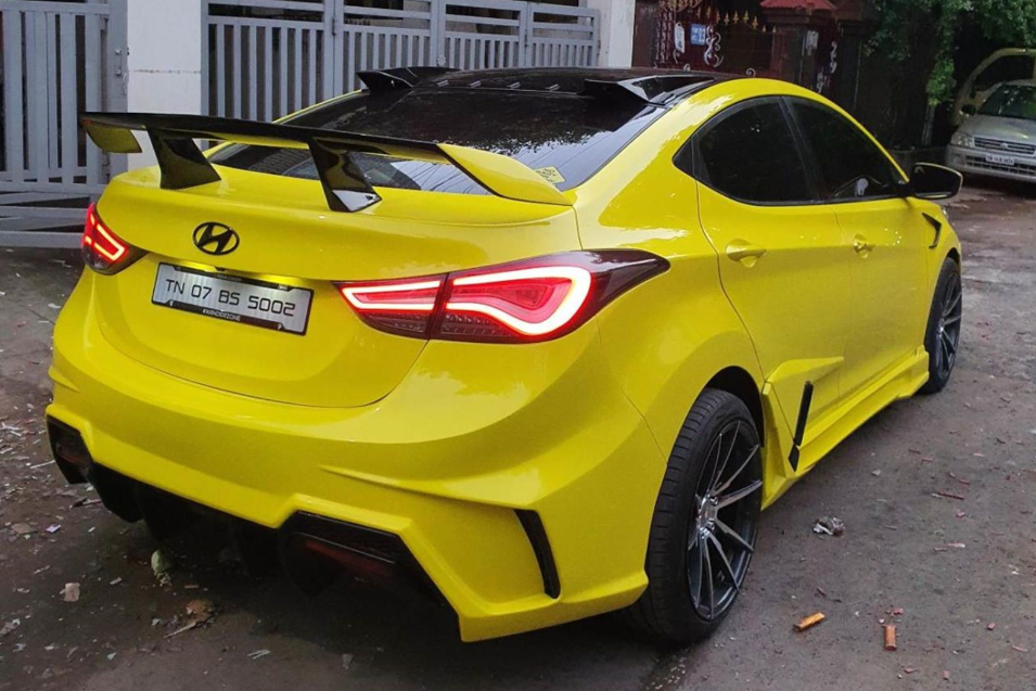 Body kit negro para Hyundai Elantra 2016-2018