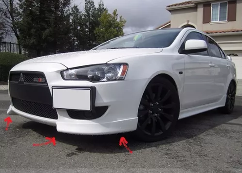 Lips laterales para Mitsubishi Lancer 2008-2017