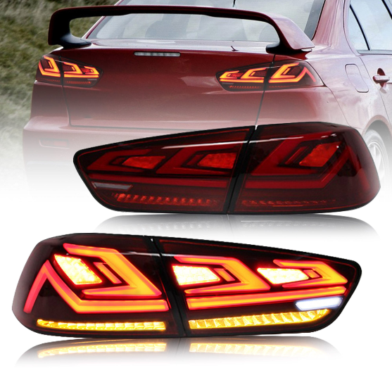Focos traseros VLAND con animación, Mitsubishi Lancer 2008-2017 / EVO X