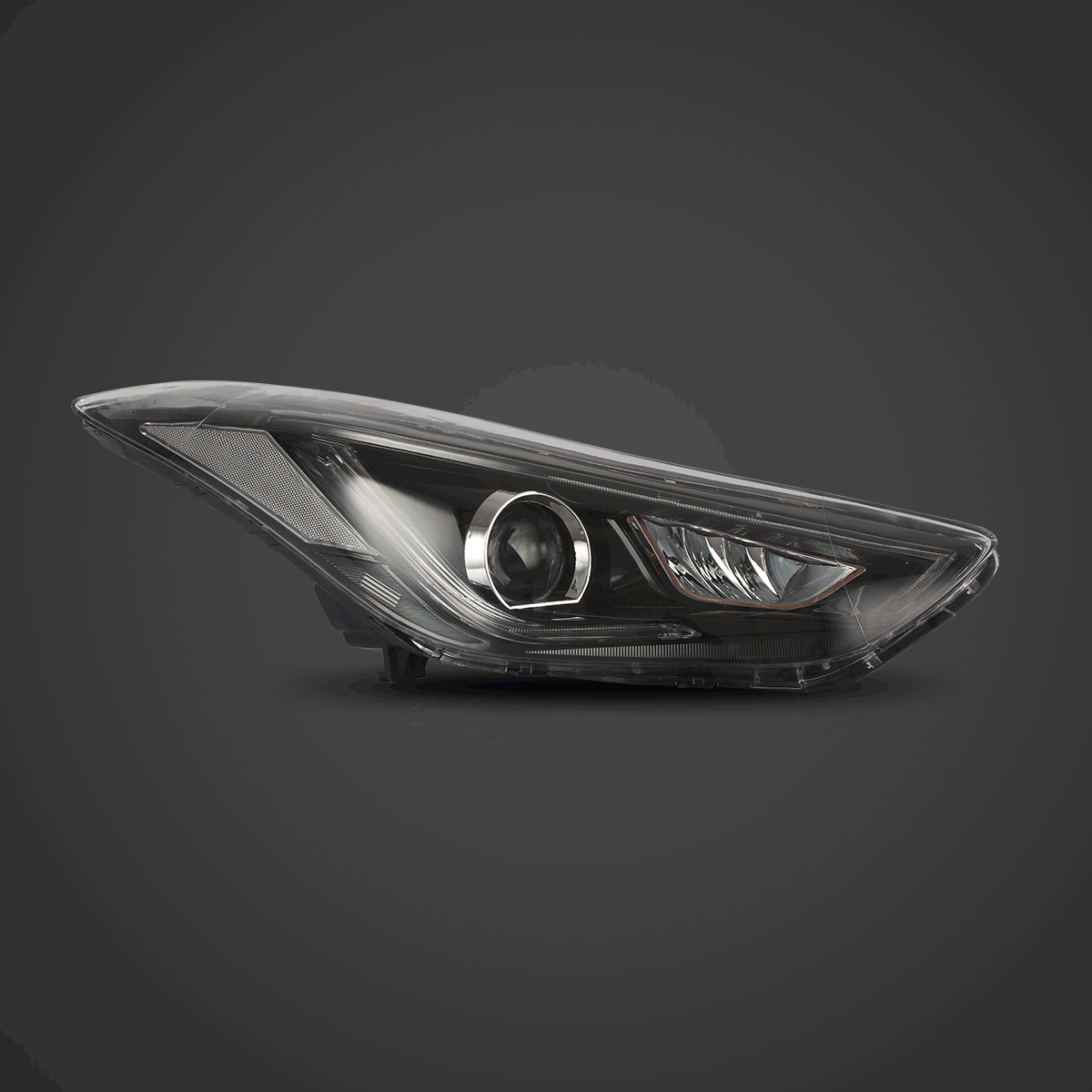 Focos delanteros VLAND con doble proyección y demon eye para Hyundai Elantra 2011-2015