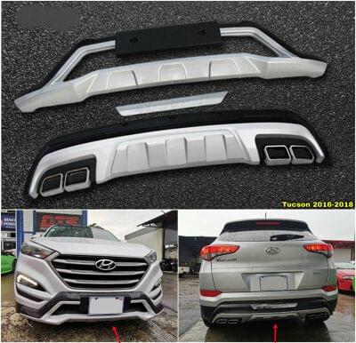 SET SOBREBUMPER DELANTERO Y TRASERO TUCSON 2016-2018