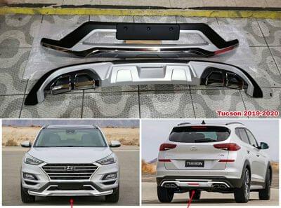 SET SOBREBUMPER DELANTERO Y TRASERO TUCSON 2019-2020