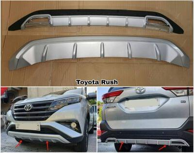 SET SOBREBUMPER DELANTERO Y TRASERO RUSH