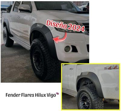 FENDER FLARES PARA HILUX VIGO 2012-2015 ESTILO 2024