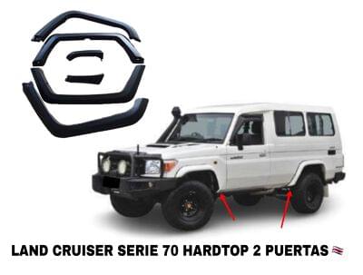 FENDER FLARES LAND CRUISER SERIE 70 HARDTOP 2 PUERTAS