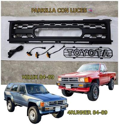 PARRILLA HILUX / 4RUNNER 1984-1989 CON LUZ
