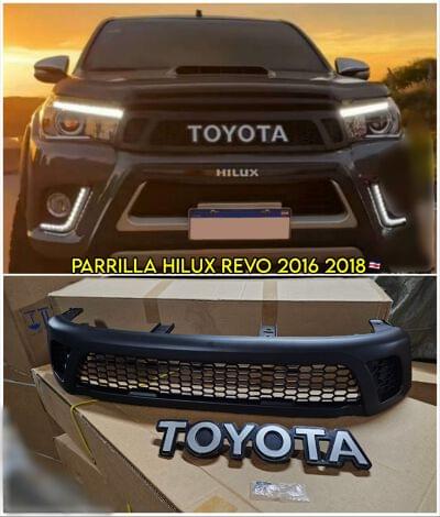 parrilla Letras TOYOTA revo 16 18