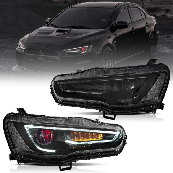 Focos delanteros VLAND demon eye, Mitsubishi Lancer 2008-2017