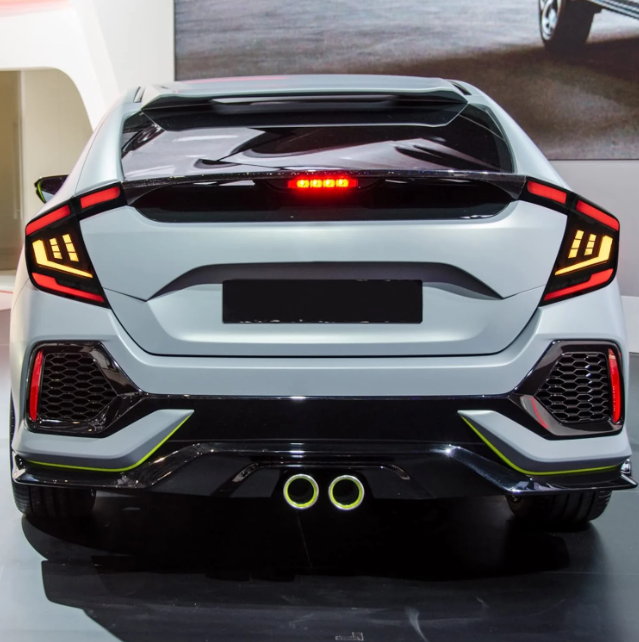 Focos traseros VLAND para Honda Civic Hatchback LX Sport 2016-2021.