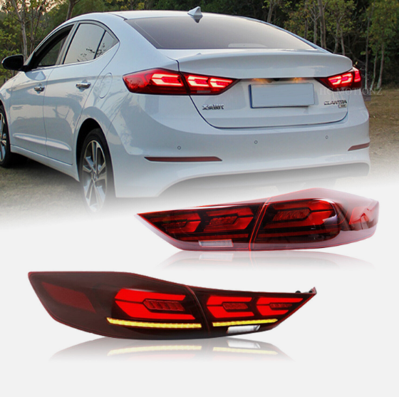 Focos traseros para Hyundai Elantra 2016-2018.