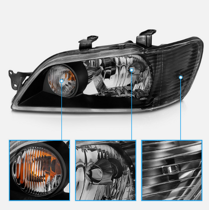 Focos delanteros para Mitsubishi Lancer LS/OZ/ES 2002-2003