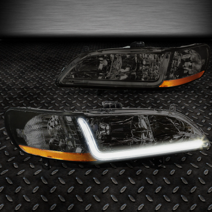 Focos delanteros ahumados para Honda Accord 1998-2002.