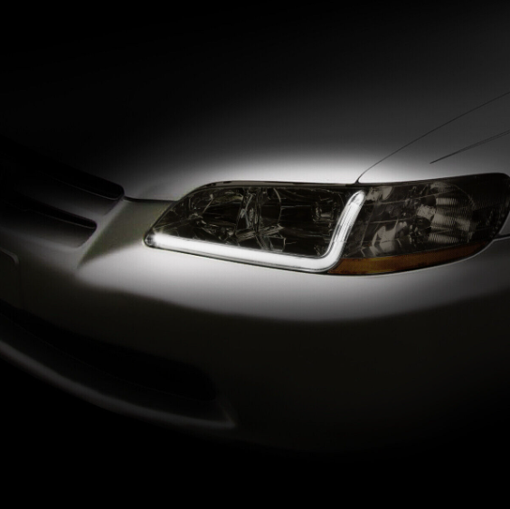 Focos delanteros ahumados para Honda Accord 1998-2002.