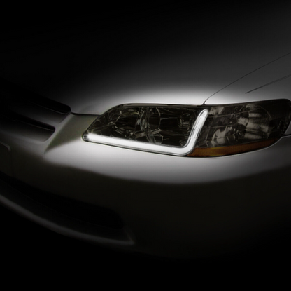 Focos delanteros ahumados para Honda Accord 1998-2002.