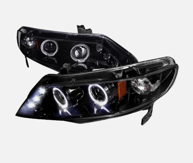 Focos delanteros ahumados para Honda Civic 2006-2011
