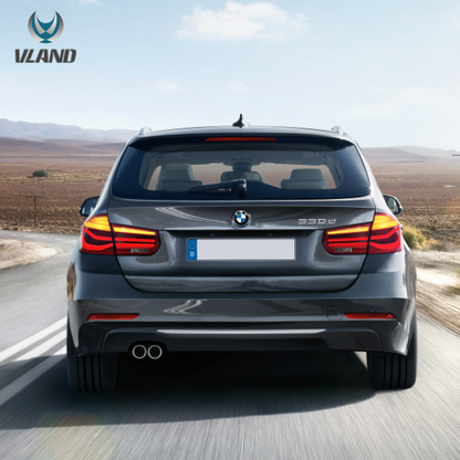 Focos traseros VLAND para BMW SERIE 3 F30 6ta Gen con secuenciales ámbar 2012-2019