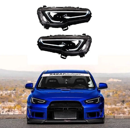 Focos delanteros VLAND demon eye, Mitsubishi Lancer 2008-2017