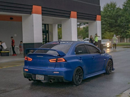 Focos traseros Jetblack para Mitsubishi Lancer Evolution 2008-2017.