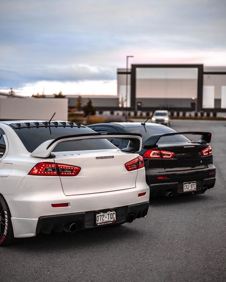 Focos traseros Jetblack para Mitsubishi Lancer Evolution 2008-2017.